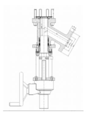 柱塞阀结构示意图 柱塞阀结构示意图
